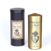  MEDITATION Bougie Tatouée 20 cm Dorée /  Un Soir à l'Opéra