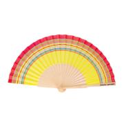  Eventail tissu et bois BARTHELEMY / Simone & Georges