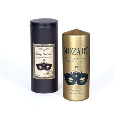 MOZART Bougie Tatouée 20 cm /  Un Soir à l'Opéra