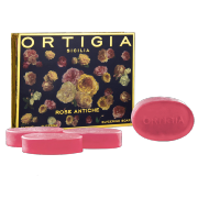ROSE ANTICHE - Coffret 4 Savons 40 gr /  ORTIGIA Sicilia