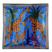  Assiette en verre Girafe bleue / Ortigia Sicilia