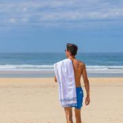 Serviette de Plage Kikoy SEYCHELLES / Simone & Georges