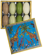   COFFRET GIRAFE - 8x40 gr Savons à l'huile d'Olive /  ORTIGIA Sicilia