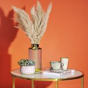  Vase Verre et Doré 30 cm / Kare Design